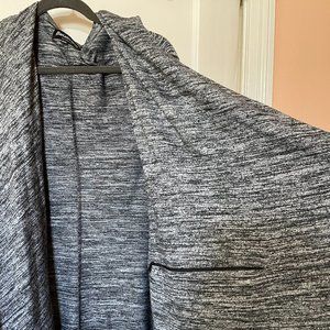 Beta Brand Red Eye Wrap Hoodie S/M Grey